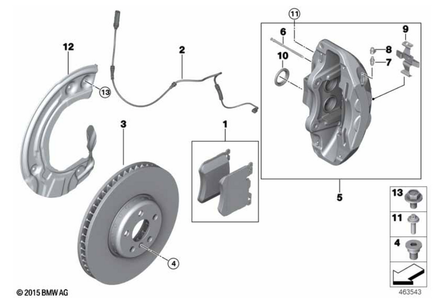 Tarcza hamulcowa przód 7 G70 (34108840329 34108840330)