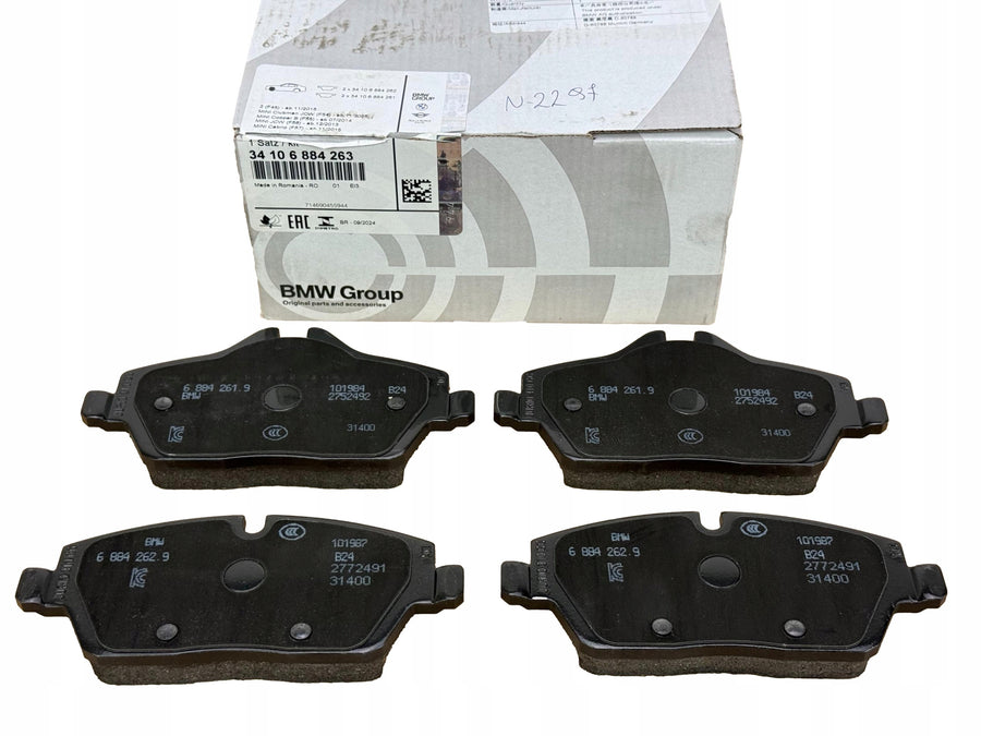Klocki hamulcowe przód MINI Cooper F55 F56 F57 / Countryman F60 (34106884263)