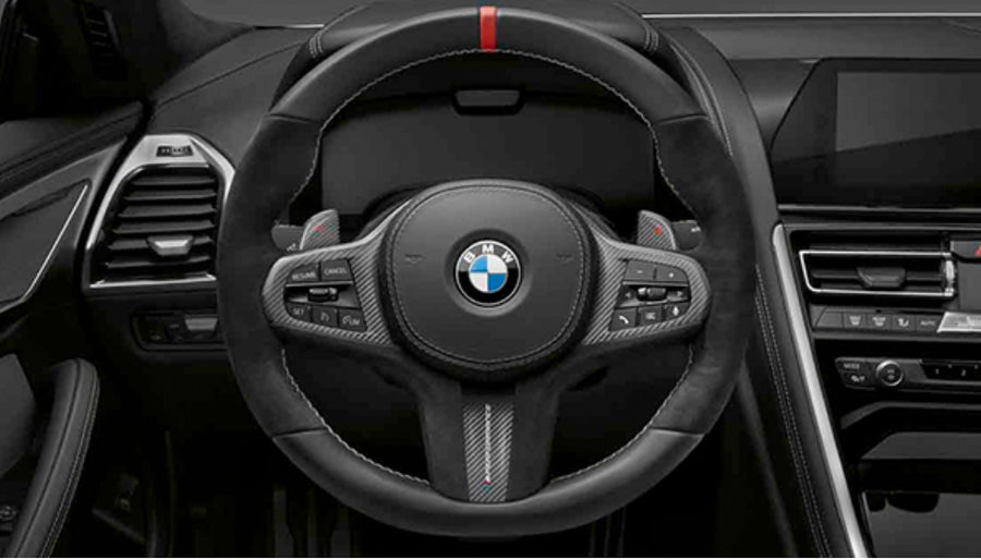 Osłona kierownicy carbon M Performance BMW Gx (32302471438)