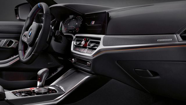 Interior trim carbon/alcantara M Performance 2 G42 / 3 G20/21 / 4 G22/23/26 / M3 G80 / M4 G82 (51955A271A3)