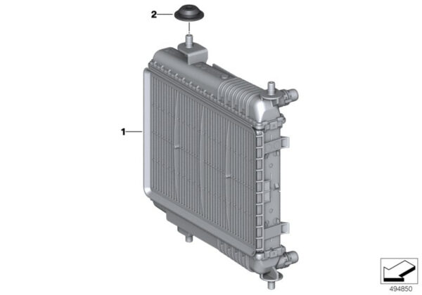 Dodatkowa chłodnica wody 2 G42 / 3 G20 / 4 G22 G23 G26 (17118672237)