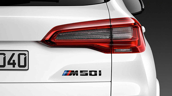 Emblemat czarny M Performance "M50i" X5 G05 (51142472839)