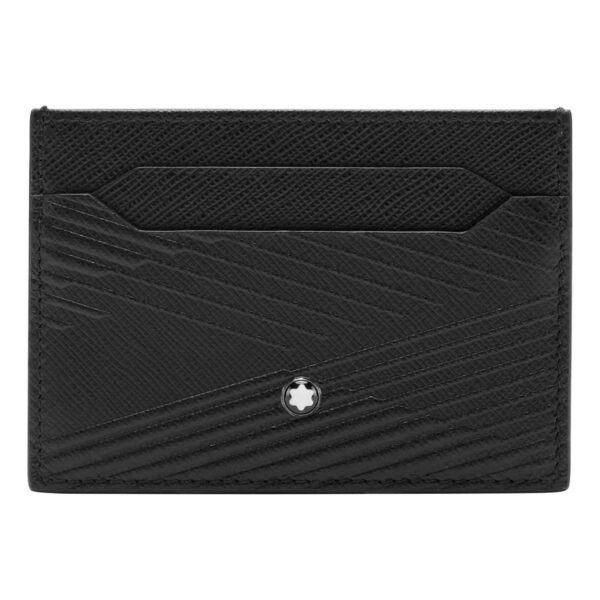 Skórzany card holder Montblanc for BMW czarny (80215A8F286)