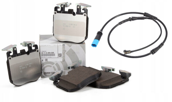 Klocki hamulcowe przód + czujnik zużycia X5 G05 / X6 G06 / X7 G07 (34116889585 + 34356870353)