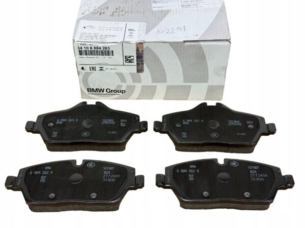 Klocki hamulcowe przód MINI Cooper F55 F56 F57 / Countryman F60 (34106884263)