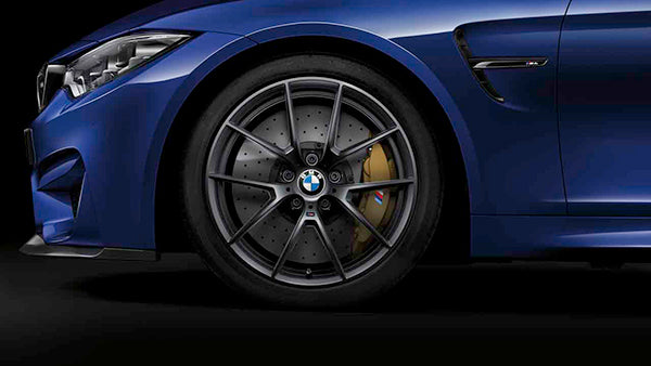Komplet kół letnich 763M czarny mat M Performance 19/20" M3 F80 / M4 F82 F83 (36112449763)