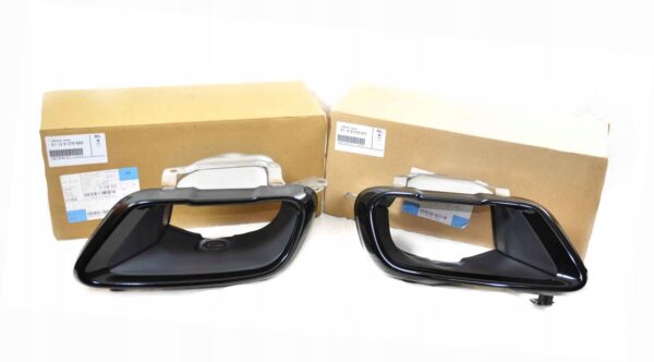 Końcówki wydechu czarny chrom M Performance X5 G05 / X6 G06 (51125A5C8F3 51125A5C8F4)