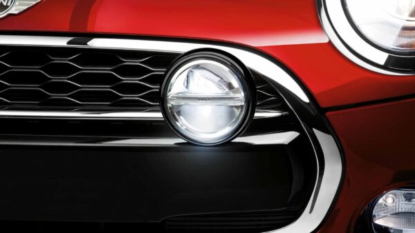 Zestaw doposażenia w reflektory dodatkowe LED czarne MINI Cooper F55 F56 F57 / Countryman F60 (63122287148)