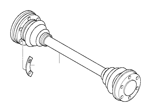 Rear axle & suspension – oryginalna część BMW (33211225859)