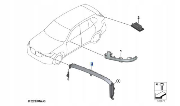 Lighting – oryginalna część BMW (63147367094)