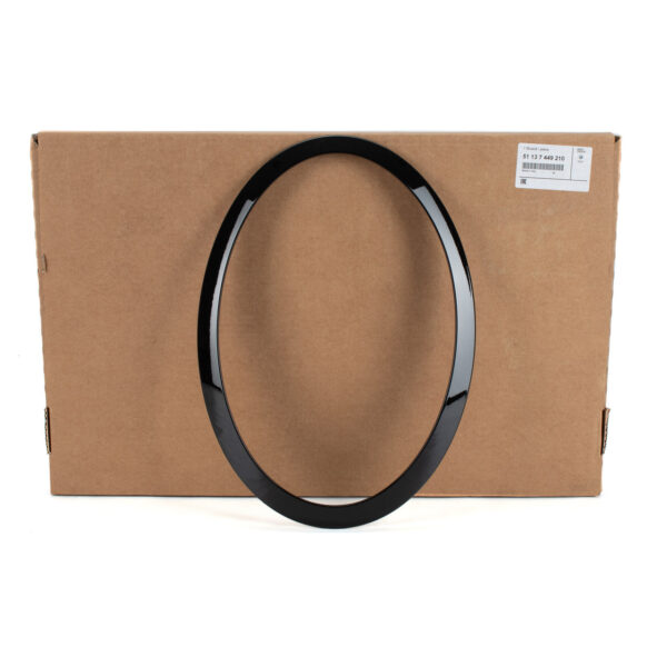 Ramka reflektora przedniego Piano Black MINI Cooper F55 F56 F57 (51137449209 51137449210)