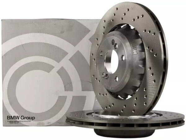 Tarcza hamulcowa tył M2 F87 / M3 F80 / M4 F82 F83 (34207889667 34207889668)