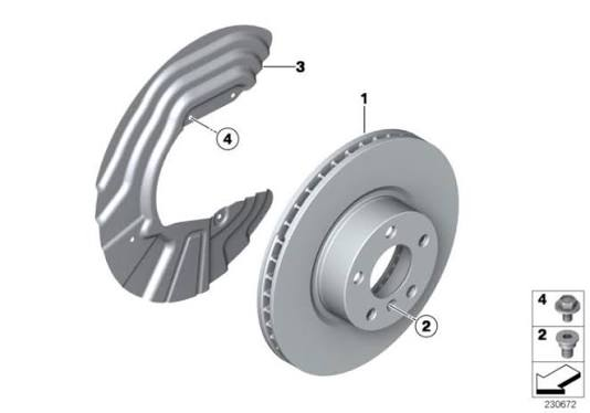Brakes – oryginalna część BMW (34116871799)